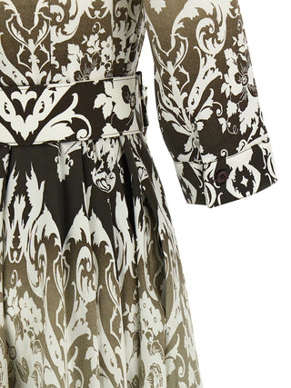 SAMANTHA SUNG Multicolor Cotton Midi Dress