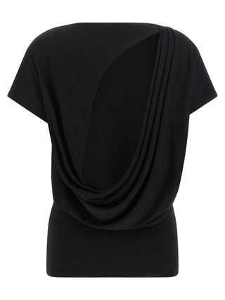 Jacquemus Black Viscose T-Shirt