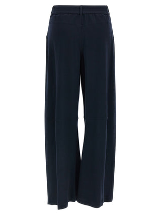 Brunello Cucinelli Blue Cotton Casual Pants
