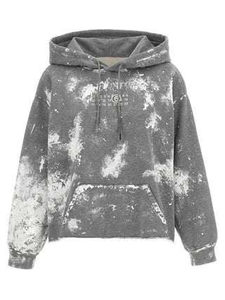 MM6 Maison Margiela Gray Cotton Sweatshirt