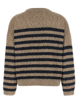 Brunello Cucinelli Multicolor Wool Cardigan
