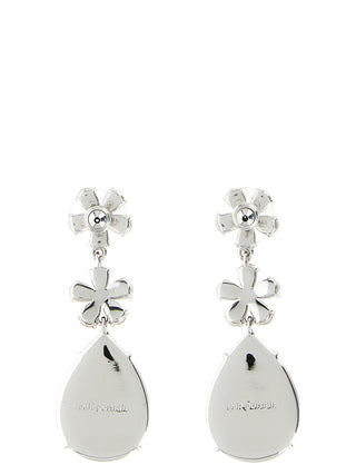 Self-Portrait Silver Brass Earrings