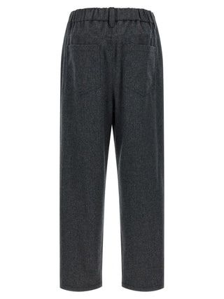 Brunello Cucinelli Gray Wool Pants