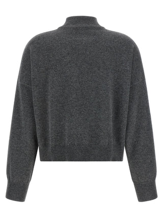 Brunello Cucinelli Gray Cashmere Cardigan