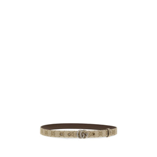 Gucci Beige Fabric Thin Belt