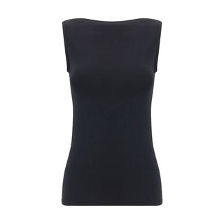 Wolford Black Modal Sleeveles T-Shirt