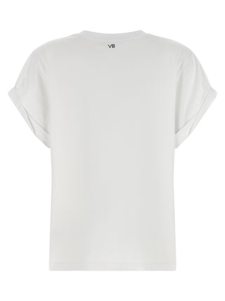 Victoria Beckham White Cotton T-Shirt