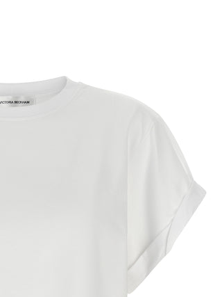 Victoria Beckham White Cotton T-Shirt