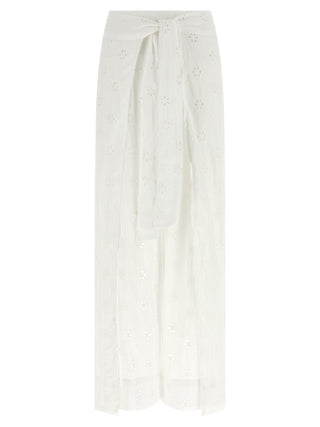 Polo Ralph Lauren White Cotton Casual Pants