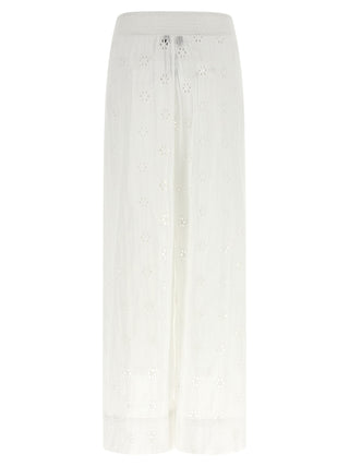 Polo Ralph Lauren White Cotton Casual Pants