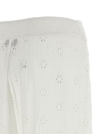 Polo Ralph Lauren White Cotton Casual Pants