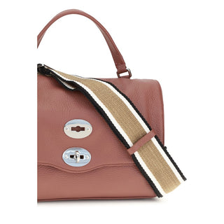 Zanellato Red Calf Leather Bos Taurus Shoulder Bag