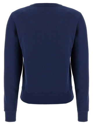 Valentino Garavani Blue Cotton Sweatshirt