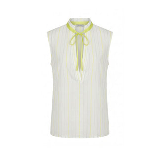 Malo White Cotton Women Shirt