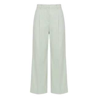 Malo Green Cotton Women Pants