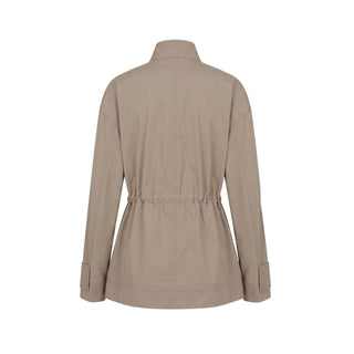 Malo Brown Cotton Women Jacket