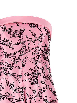 Alberta Ferretti Multicolor Polyester Midi Dress
