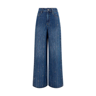Self-Portrait Blue Lyocell Jeans Denim