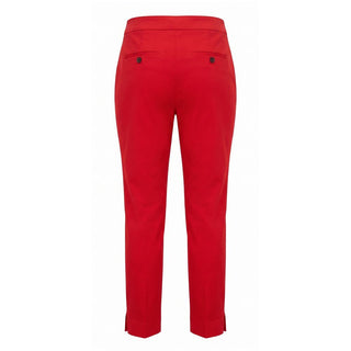Malo Red Cotton Women Pants