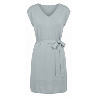 Malo Grey Silk Women Dress