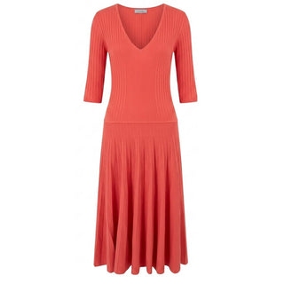 Malo Red Cotton Women Dress