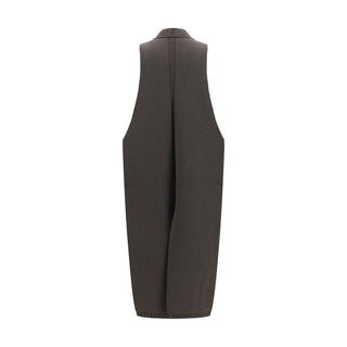 Rick Owens Gray Wool Oves Aries Sleeveless Jacket