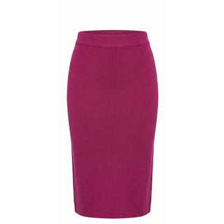 Malo Purple Cotton Women Skirt