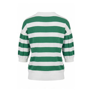 Malo Green Cotton Women Sweater