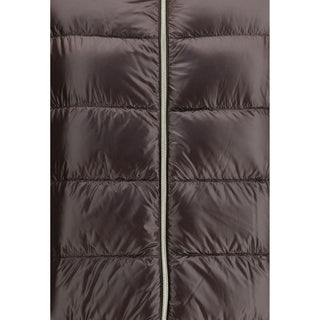 Herno Brown Polyester Full-Length Jacket