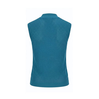 Malo Blue Silk Women Sweater