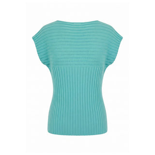 Malo Light Blue Cotton Women Sweater