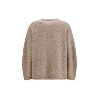 Fabiana Filippi Beige Wool Oves Aries Sweatshirt
