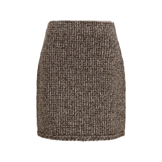 Fabiana Filippi Brown Polyamide Mini Skirt