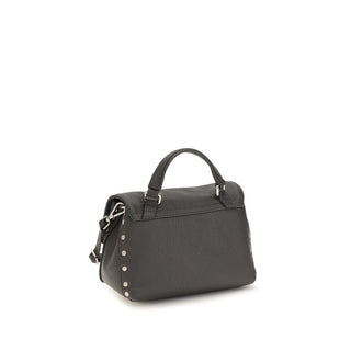 Zanellato Gray Calf Leather Bos Taurus Shoulder Bag
