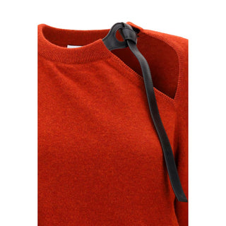 Ferragamo Red Wool Oves Aries Sweatshirt