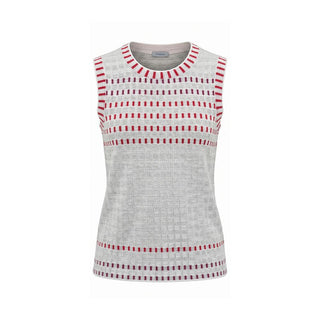 Malo Grey Silk Women Sweater