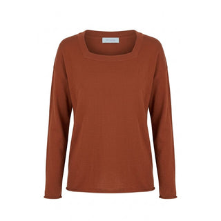 Malo Brown Cotton Women's Sweater