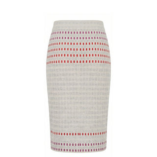Malo Grey Silk Women Skirt
