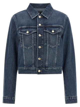 7 For All Mankind Blue Cotton Denim Jacket