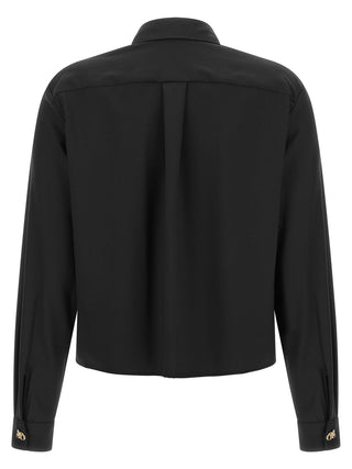 Fabiana Filippi Black Virgin Wool Blouse
