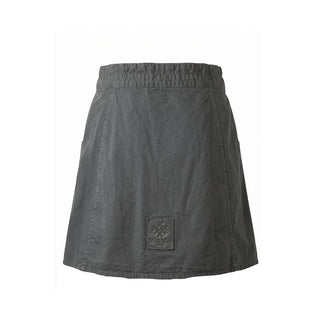 Mr&Mrs Italy Grey Cotton Women Skirt