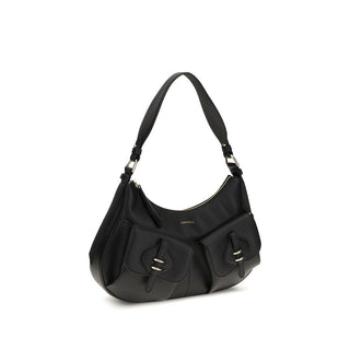 Coccinelle Black Calf Leather Bos Taurus Shoulder Bag