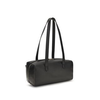Coccinelle Black Calf Leather Bos Taurus Shoulder Bag
