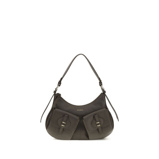 Coccinelle Brown Calf Leather Bos Taurus Shoulder Bag