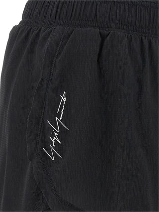 Y-3 Black Polyamide Bermuda Shorts
