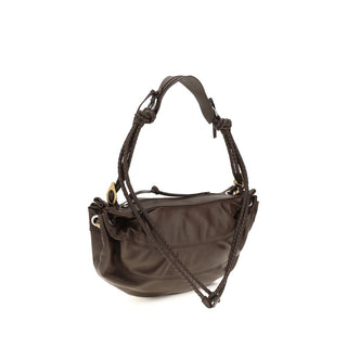Isabel Marant Brown Lamb Ovis Aries Shoulder Bag