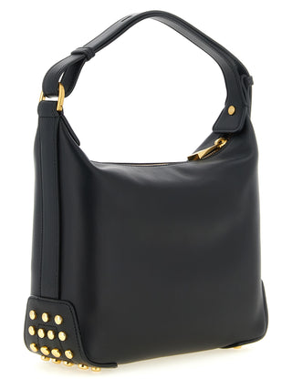 Tod's Black Calfskin Shoulder Bag