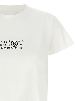 MM6 Maison Margiela White Cotton T-Shirt