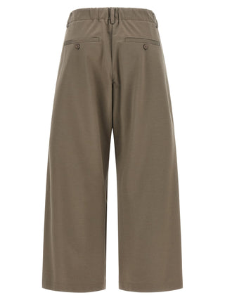 Brunello Cucinelli Gray Cotton Athletic Pants