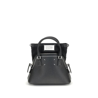 Maison Margiela Black Calf Leather Bos Taurus Handbag